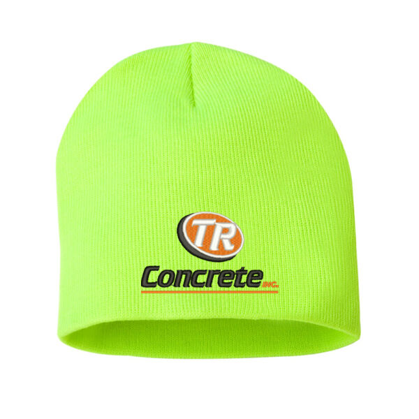 TR Concrete - Sportsman - 8" Knit Beanie - Embroidered Logo Thumbnail