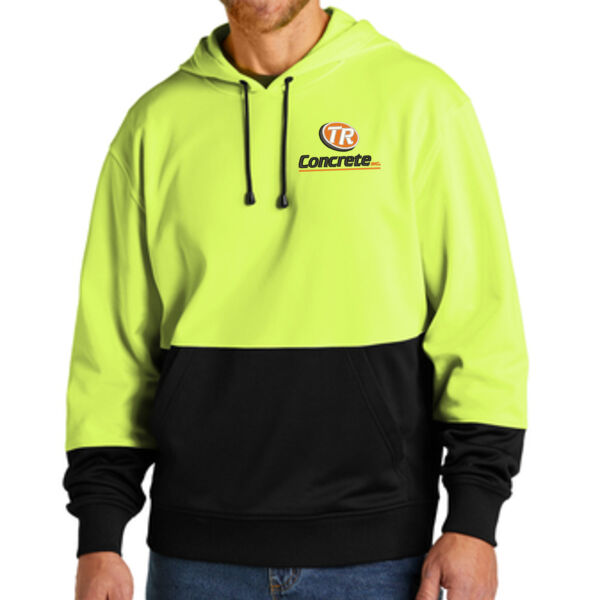 CornerStone Enhanced visibility Fleece Pullover Hoodie - Embroidered Logo Thumbnail
