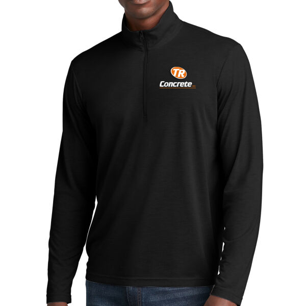 Sport-Tek ® PosiCharge ® Tri-Blend Wicking 1/4-Zip Pullover - Printed Logo Thumbnail