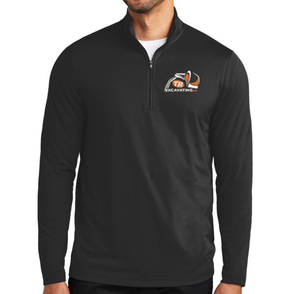 Port Authority® Dry Zone® UV Micro-Mesh 1/4-Zip - Embroidered Logo Thumbnail